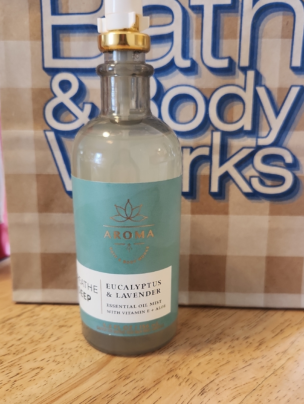 Bath And Body Works Aroma Eucalyptus & Lavender Essential Oil Mist - Aqua Label